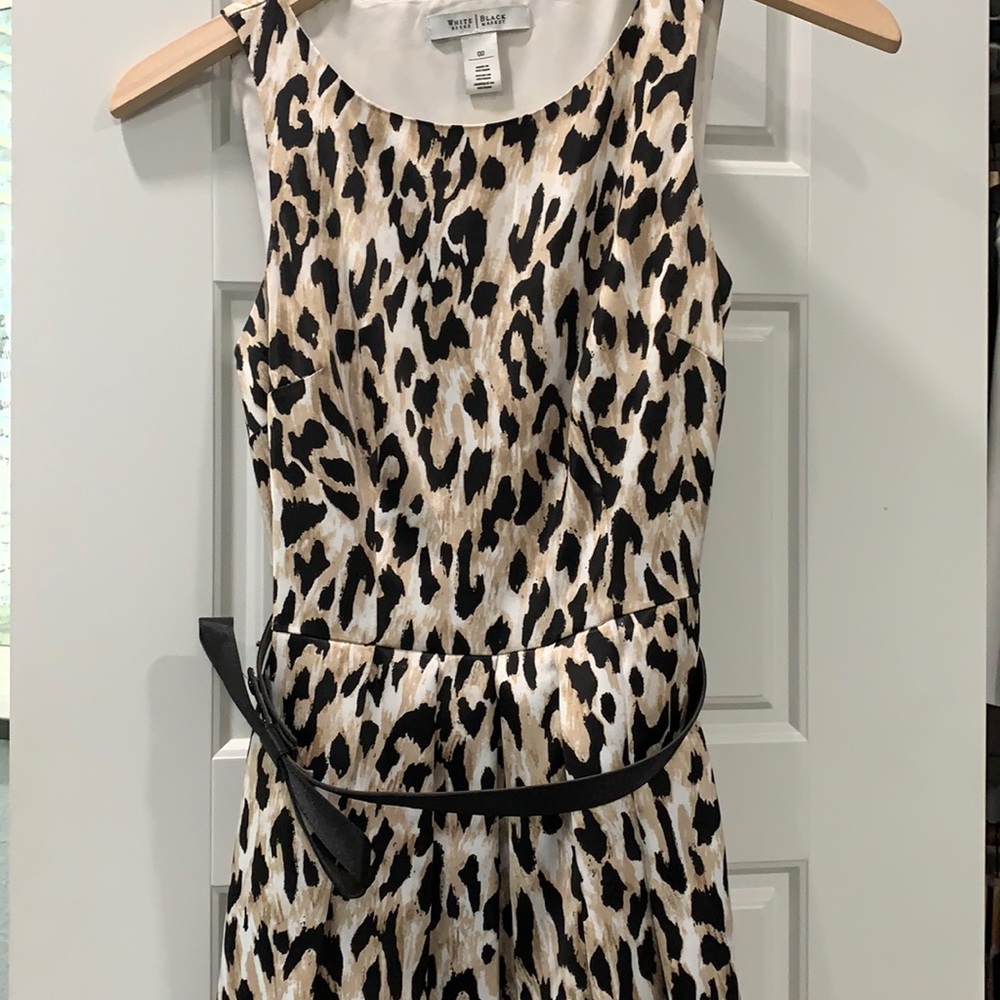 Cheetah Print A-Line Dress